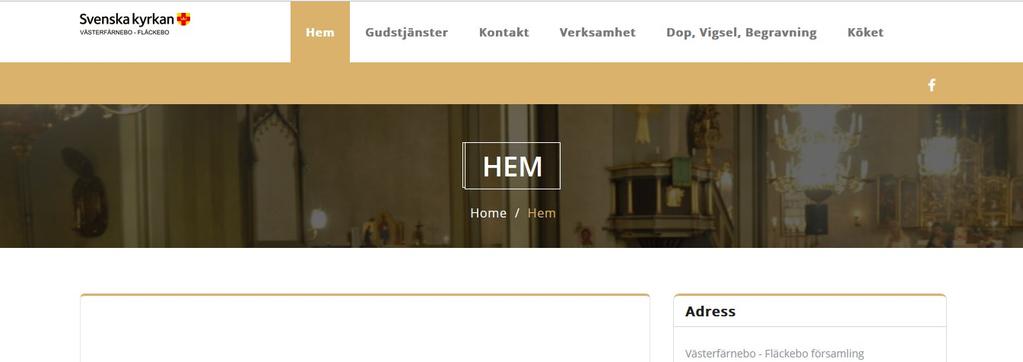 Pastorsexpedition: Vardagar 09.30-12.00 Klockarvägen 1 733 60 Västerfärnebo Tfn: 0224-74 00 03 Hemsida: www.kyrksam.se E-post: vasterfarnebo.pastorat@svenskakyrkan.