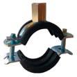 0701 Fästdetaljer Klamma, ProClamp Bladhylsa - Kombimutter M 8 / M10 - Dämpgummiklädd - Täcker alla dimensioner - Snabb montering - Ljuddämpande 17 db (A) - Temp.