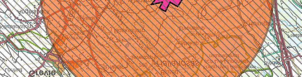 kommuner - Skåne och Hallans län Grått streckat område anger 20 kilometers