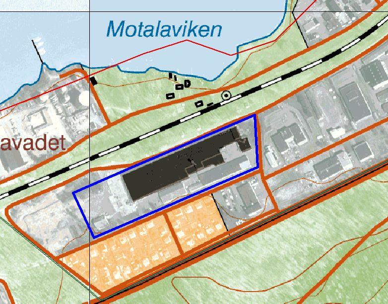 06-03-24 F d deponi / utfyllnad Fd spillvatten-avlopp Fabriksgatan Laxen 8 Figur 1: Översiktskarta som redovisar läget för den aktuella fastigheten och dess närmaste omgivning.