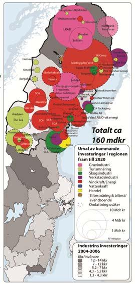 Tjälsäkring och bärighetsproblematiken är ett hot mot en fortsatt tillväxt. Potential att öka konkurrenskraften genom ökade nyttolaster.
