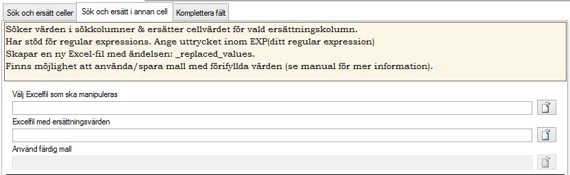 Sida 8 av 12 Med regular expressions kan man även göra matchningar på del av ord. Matchningen är känslig för stora och små bokstäver. Exempelvis: EXP(Dokument).