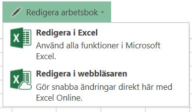 Arbeta i Excel Online Logga in Logga in i Office 365 på adressen portal.office.com. När du är inloggad kan du använda Excel Online.