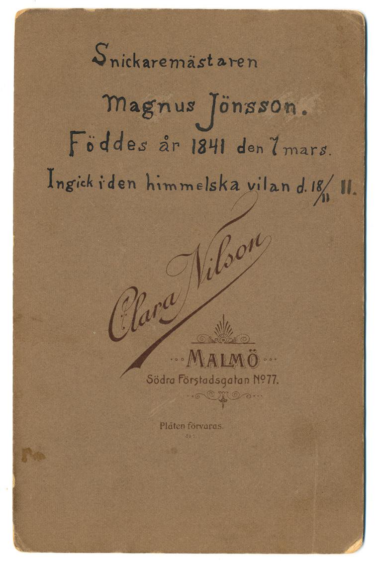 November of the same year, Anna gave birth to a son In honor of the deceased the new son also was named Enoch After moving to the block Ripan the daughter Tekla Carolina was born in the year 1892