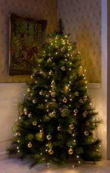Konstgran med LED Canadian 210 cm