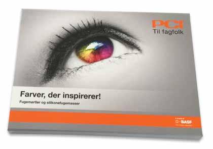 PCI FT Fugengrau kan även väljas för kakel och mosaik och finns i kulörerna Vit, Silvergrå och Ljusgrå, fogbredd 1-8 mm.