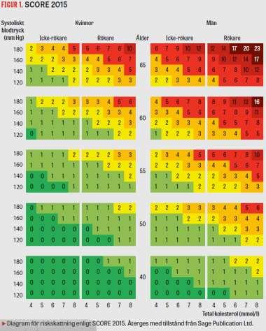 Bilaga 1 SCORE och riskålder Riskålder är ett begrepp som är användbart som ett pedagogiskt hjälpmedel framförallt när man informerar yngre personer, exempelvis 40-åringar som har många riskfaktorer