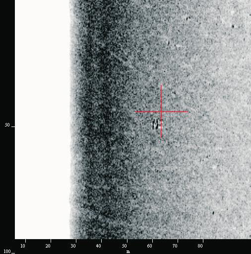 Bilaga 2 Sonarindikationer SSS Bild SMM ID/MMT ID Information SMM: ID0006/MMT: NB 9-8 Latitud WGS 84: 56.058573833 Longitud WGS 84: 16.