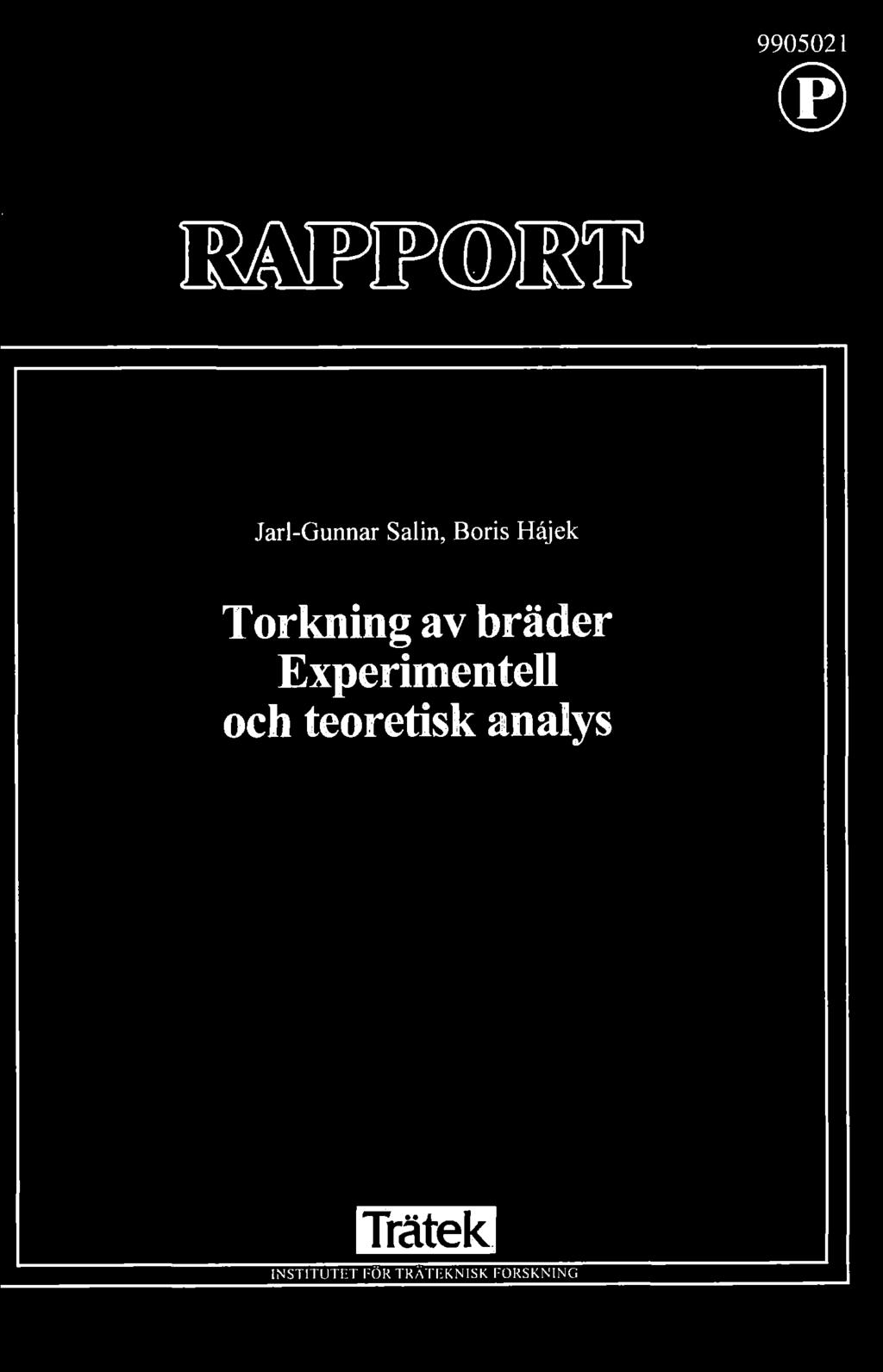 bräder Experimentell och teoretisk