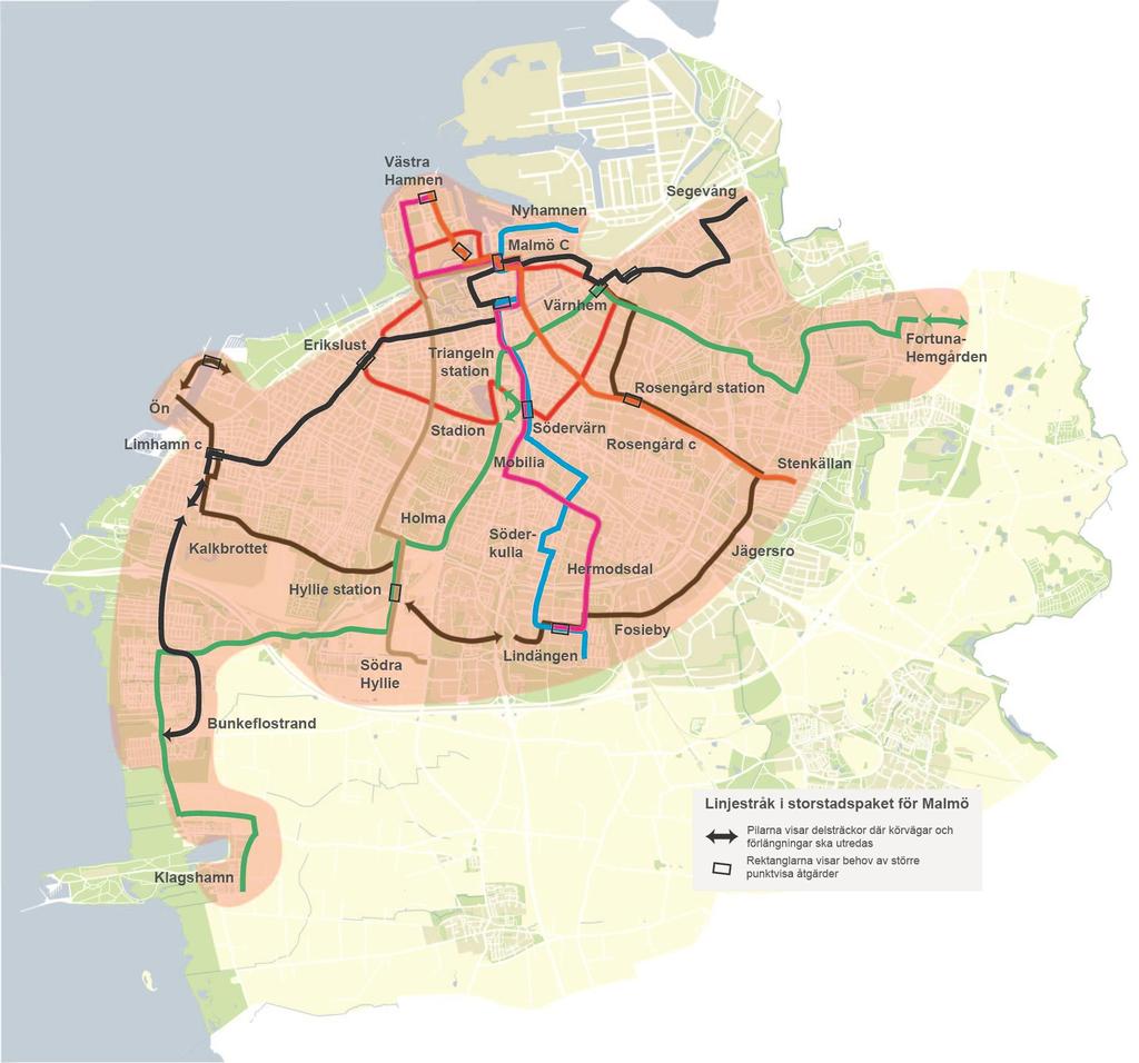 Kollektivtrafiksatsningar med