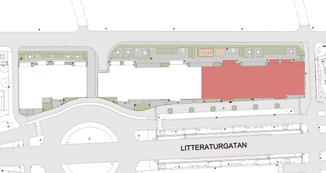 40 kvm, plan 3 Fasad mot