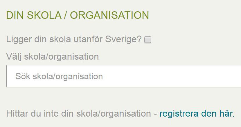 Privatperson eller Lärare.