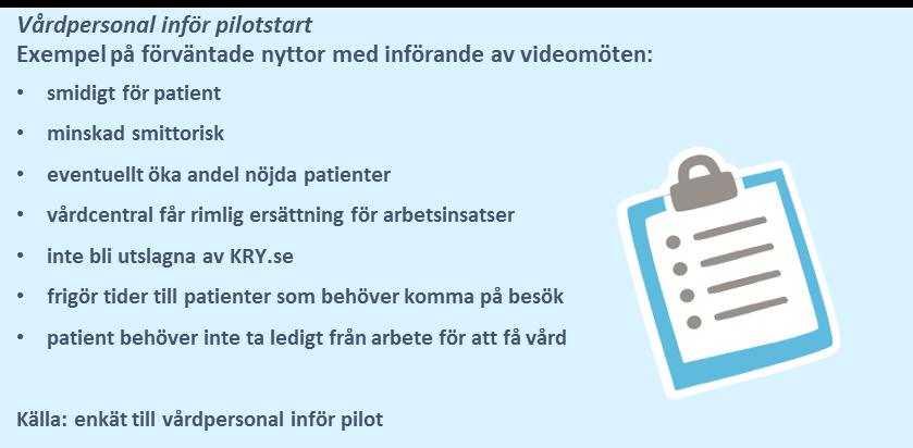 "I vilken utsträckning tror du ett införande av videomöte kommer tillföra följande nyttor?