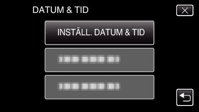 DATUM & TID på menyn 1 Tryck på MENU 0 Enheten sätts på 0 När LCD-skärmen stängs, stängs enheten av 2 Tryck på SETUP 2 Tryck på OK när STÄLL IN DATUM/TID!
