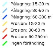 Symboler och täckning: Kartutsnitt Symbolsättning Historisk strandlinje Täckning: Skånes havsstränder.