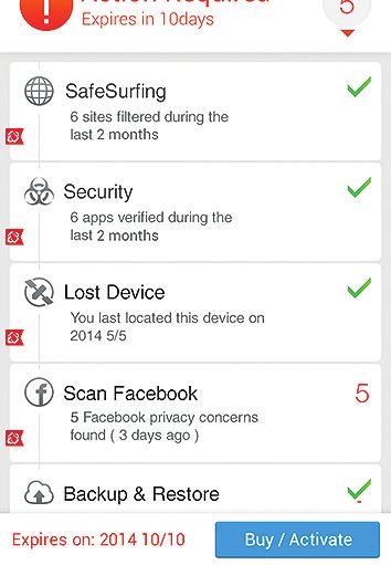 Installation på ios (Trend Micro Mobile