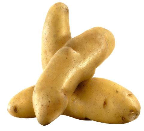 Sparris Sparrispotatis har en lätt nötig, smörig smak och gul köttfärg.