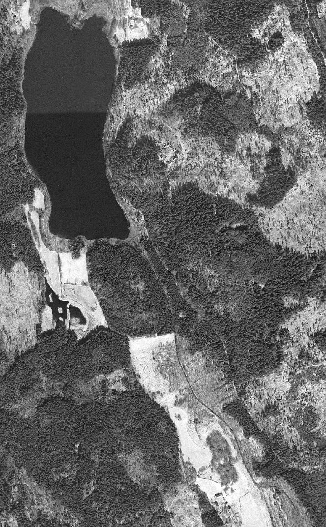 Natura 2000-område Huluskogen SE0310225 Lantmäteriet 2004.