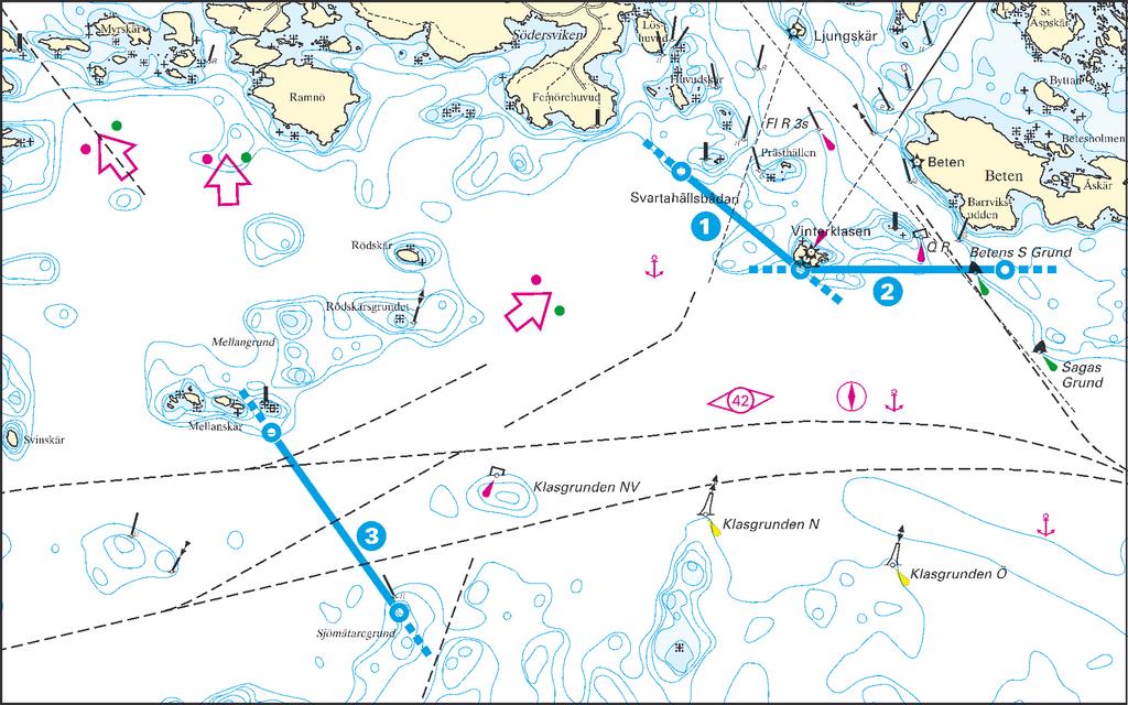 St9 - s Bråviken V 1 ) Oxelösund V 58 38,70 N 017 07,05 E 58 38,40 N 017 07,75 E 2 ) Oxelösund O 58 38,40 N 017 07,75 E 58 38,40 N 017 08,95 E Oxelösund - Vinterklasen 90/16/- 90/17/- j 3 )