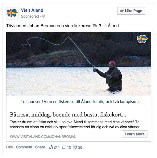 Åland syntes också i bland annat Finnairs magasin Blue Wings med en artikel om familjesemester på Åland och Smartpark.