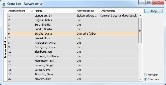 löneprogrammet kopplar upp sig och ställer samma förfrågan mot de