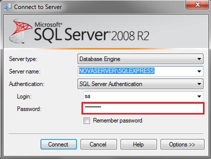 5. Om brandvägg används, skapa en regel för att tillåta trafik på port 1433. För mer information se avsnitt: Brandvägg och Portar 5.1.2 Databas backup och återställning via SQL Backup av Contal Nova databas kan utföras via Contal Nova Klient.