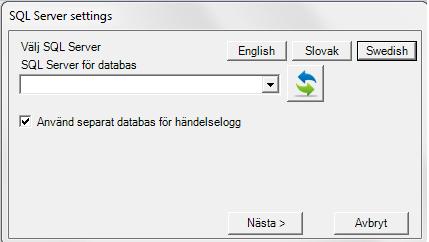 ) Ange ett namn för servern, kommunikationsport (denna port ställs senare in i klienten för att hitta servern), samt IP adress på serverdatorn.