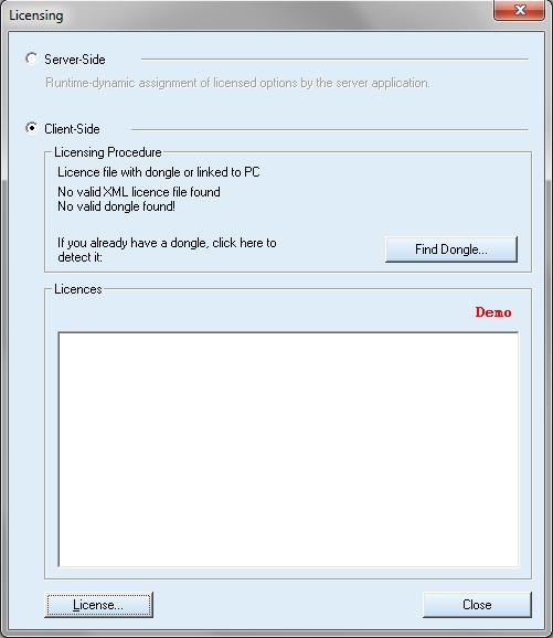 4.3 Licenshantering för ID Management Production Starta ConfigurationManager via windows startmeny/alla Program/IDExpert SDK. Dubbelklicka på Licensing. Klicka på License.