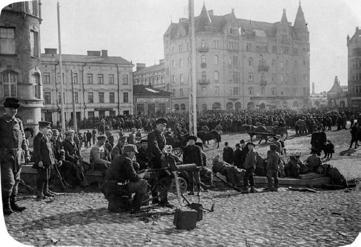våren 1918, den mest tragiska tiden i finlands historia I januari började frihetskriget cirka 75 000 ryska soldater skulle fördrivas ur landet.