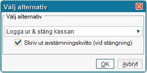 som är gjorda sedan förra stängningen, en kassaperiod. Kassan nollställs och man kan börja registrera på en ny kassaperiod.