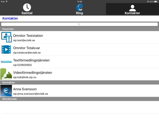 6.1. SKRIVA IN ADRESS MANUELLT Skriv in adressen i adress-fältet, tryck sedan på den gröna Ring -knappen eller tryck på Enter på ditt tangentbord. 6.2.