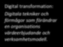 algoritmer, digitala plattformar och ekosystemstrategier Overall scientific objective: Advance theory on data-driven innovation Develop a toolbox consisting of integrated sociotechnical resources for