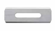 Industriella knivar, knivblad och industrirakblad Slitterblad 57x18,75x0,40mm 5PR Rostfritt stål 500 5T Titanbelagt 100 5K Kerambelagt 100 5Z Zero friction belagt 100 5X Helt kerambelagt 30 Raka