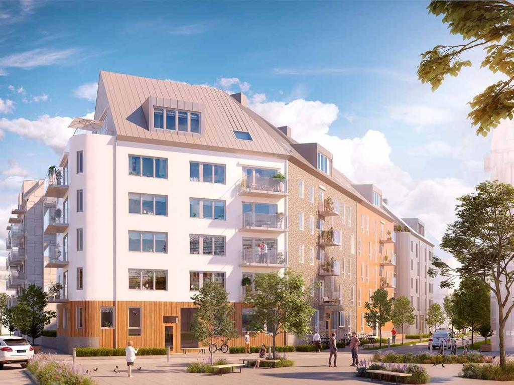 Detta är en visionsbild framtagen tidigt i projektet och förändringar i utformning kan ske under projektering.