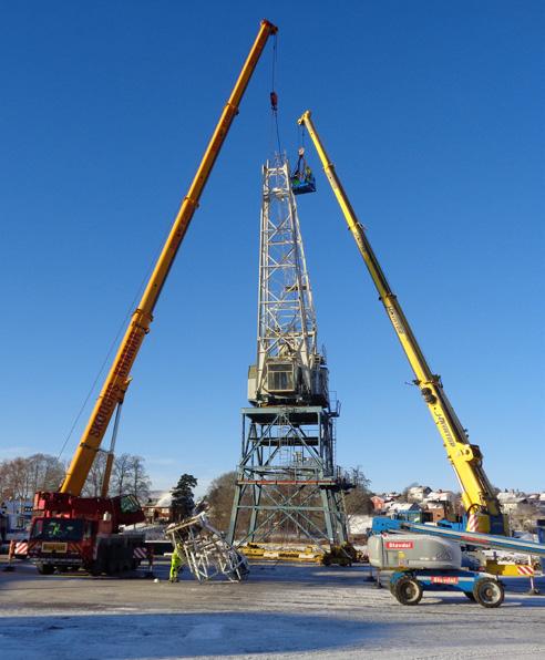 LÖJROM FRÅN VÄNERN Ny betongplatta i Otterbäcken Efter många års skrothantering i Otterbäckens hamn var betongytan utsliten.
