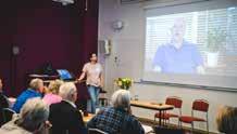 Jag hade också arbetat med att seminariet skulle länkas ut till det stora flertalet som ville vara med men inte kunde komma personligen, och detta fungerade bra med den fina servicen med tekniken.