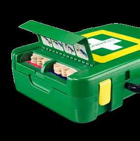 FIRST AID KIT X-LARGE Robust och tåligt Första Hjälpen-kit i hårdplast med plåsterautomat