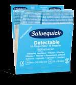 SALVEQUICK PLÅSTERAUTOMAT BLUE DETECTABLE Salvequick Plåsterautomat Blue Detectable är särskilt avsedd för