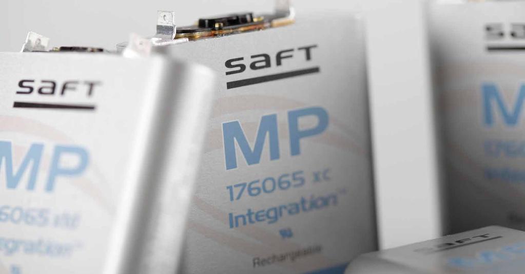 LITIUMBATTERIER SAFT Saft utvecklar och tillverkar avancerade, tekniska batterier för industrin.