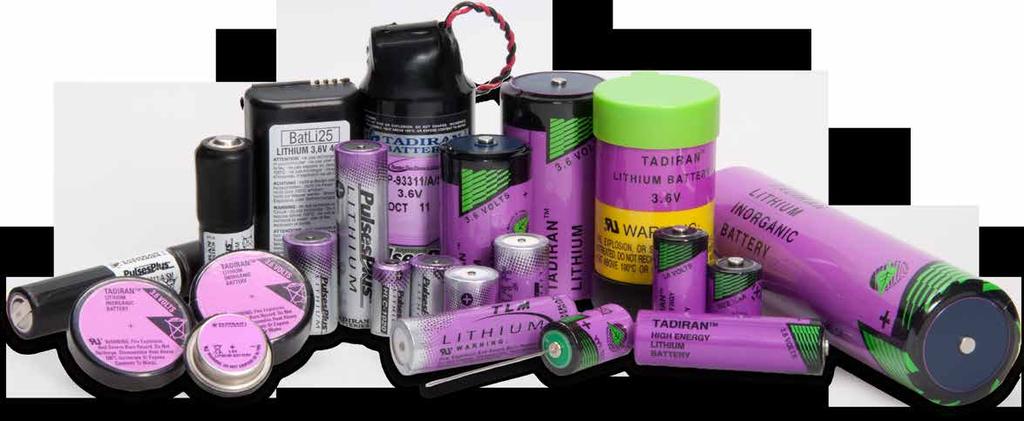 LITIUMBATTERIER TADIRAN Tadiran, en av världens mest varaktiga och effektiva battericeller.