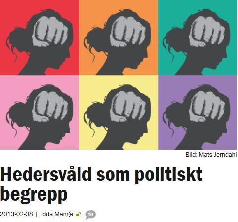 HEDERSVÅLD SOM