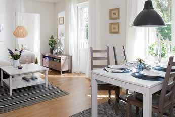 Det är viktigt att hitta plats för såväl samvaro som avskildhet. *Ligger 3:an i ett rakt hus är boytan 69 kvm.