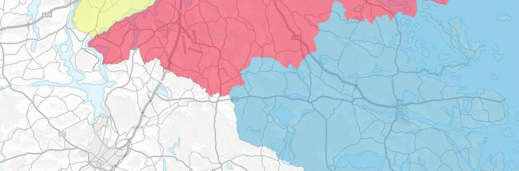 Del 2. Om uppdraget och förutsättningarna i regionen 9.1.1 Leveransavbrott i Görvälns vattenverk Produktionsbortfallet antas motsvara medelproduktion, det vill säga 140 000 m 3 /dygn.