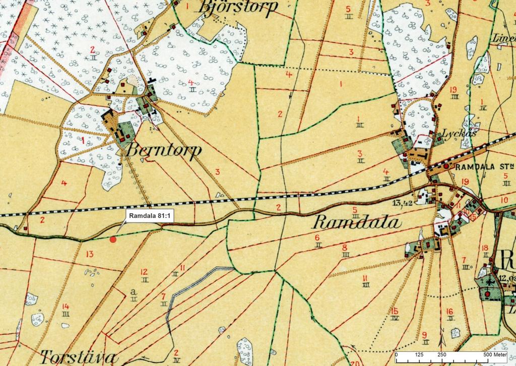 Bakgrund Blekinge museum genomförde 1983 en arkeologisk undersökning i anslutning till en rest sten, fornlämning 81, Ramdala sn. (lst dnr 11-391-292-81).