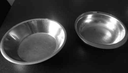 Dessvärre började svägerskorna ojja sig, inte kan du låta hundarna äta ur en sådan fin skål. Så tyvärr blev den salladsskål istället hos min mor.