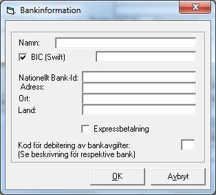 Under menyn Register - Kontakt - Leverantör, skapa en ny leverantör eller sök fram en redan upplagd. I fältet IBAN skriver du in leverantörens IBAN-nummer.