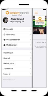 Meddelanden Här samlas alla dina meddelanden du tar emot via tjänsten. Inställningar Under Inställningar ändrar du inställningarna på ditt personliga användarkonto.
