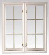 SPECIFIKATION 1+1 FÖNSTER, STANDARDUTFÖRANDE Virke Stamblocksfuru Glas Y-båge 4 mm float (kärnvirke) Bärgångjärn Gångjärn 1228, förzinkat stål Glas I-båge 4 mm float UKF 1+1, från utsidan m.