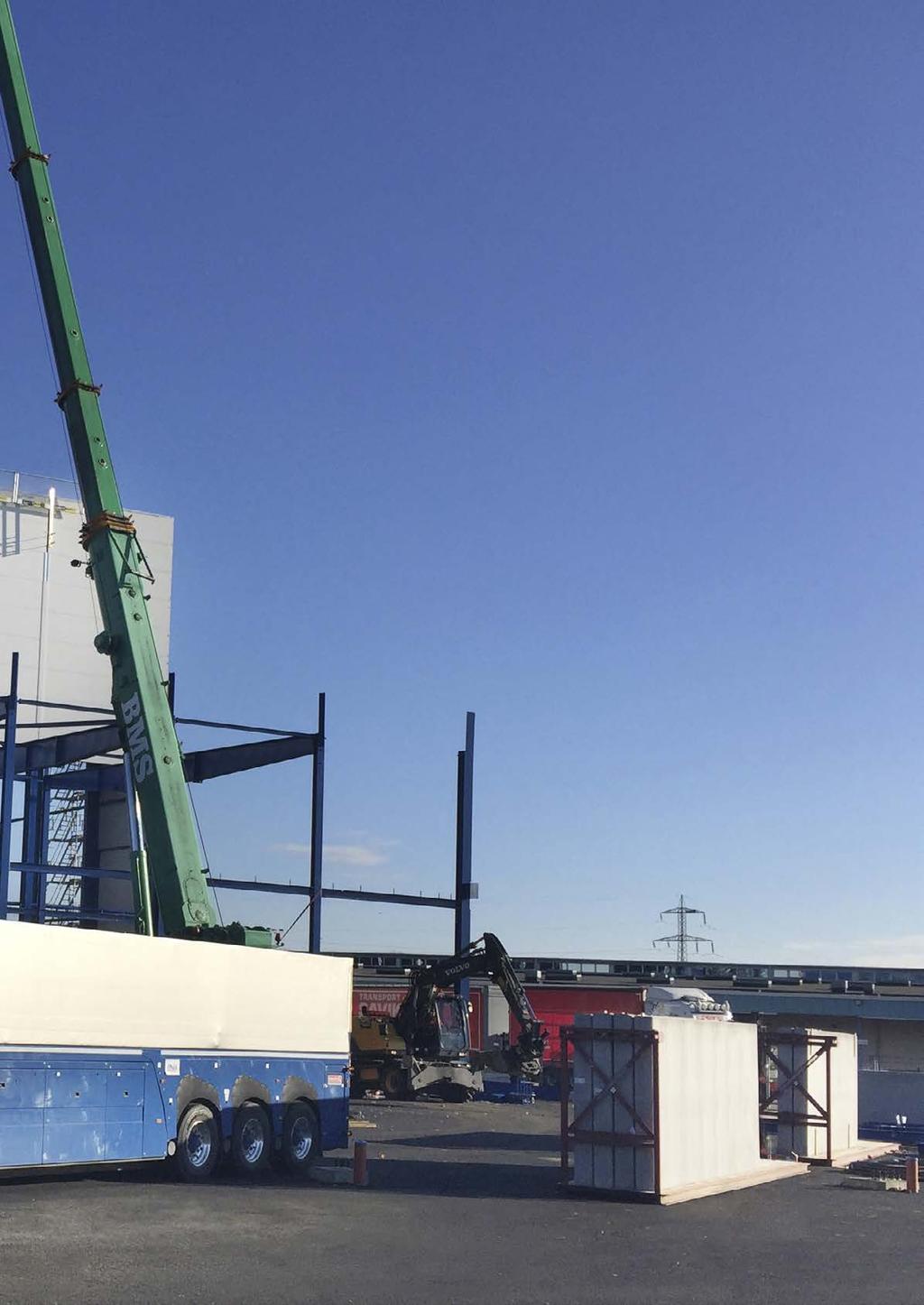 ik på rätt plats Vi vet att tid är pengar och sätter därför höga krav på logistiken i byggprocessen. Vi samarbetar med utvalda experter på effektiva logistiklösningar.