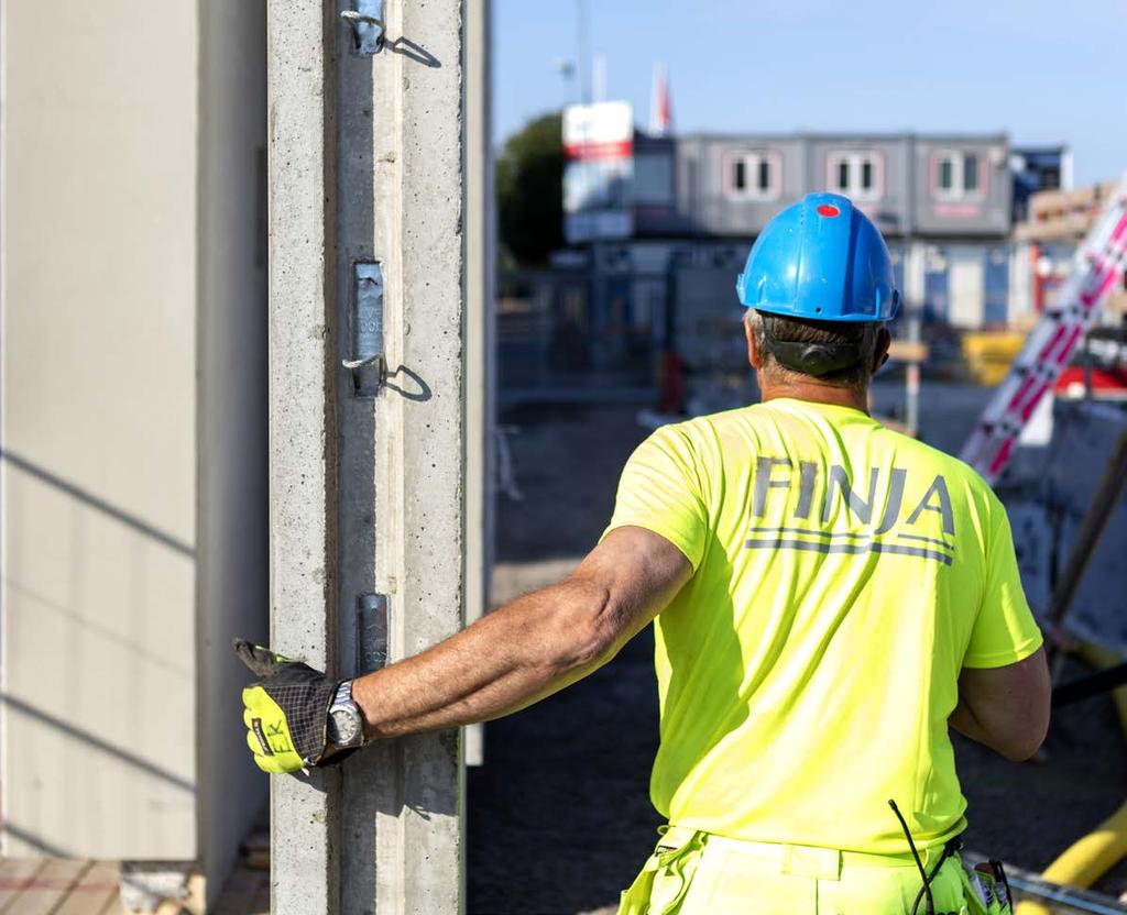Finja Prefab AB Komplett stomentreprenör Som en del av Finja är vi en av marknadens främsta aktörer inom prefabricerad betong och fungerar som en komplett stomentreprenör.